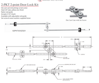 107 DC 3 Point Dead Bolt Kit