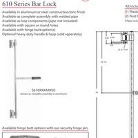 610 Series Bar Lock