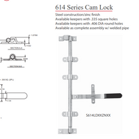 614 Series Cam Lock