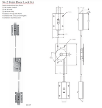 94 2-Point Door Lock Kit