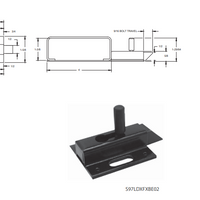 97-LDP Flush Bolt