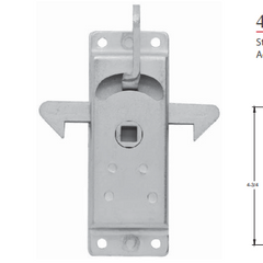 42-H Unv. Sliding Door Lock w/Handle