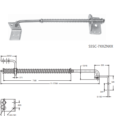 Translucent Door Check 5-SC Door Check – A. L. Hansen Manufacturing