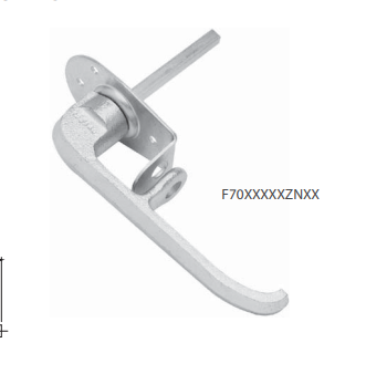 70 Padlocking Handle – A. L. Hansen Manufacturing