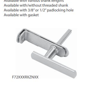 72 Padlocking Handle – A. L. Hansen Manufacturing