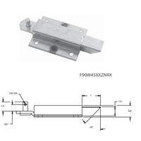 90-W Flush Bolt