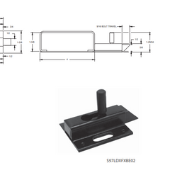 97-LDP Flush Bolt