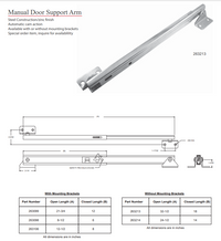 Manual Door Support Arm